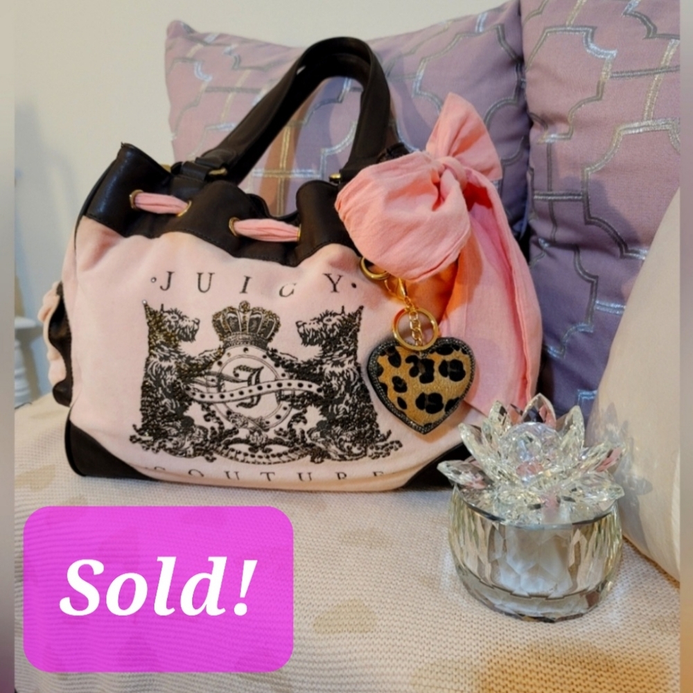 💖Beautiful Vintage Juicy Courture💖 scottie puppy handbag! Like New Condition💖